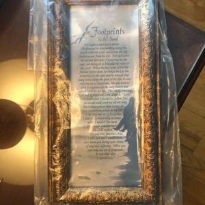 Framed Footprints in the Sand